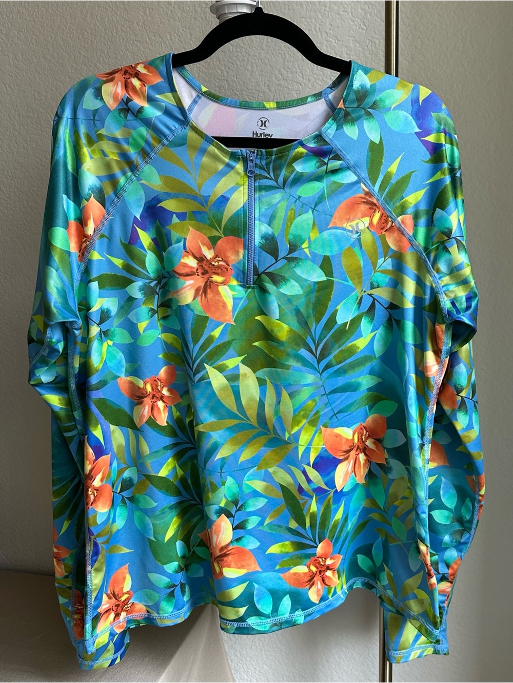 Hurley Floral UPF Longsleeve Shirt